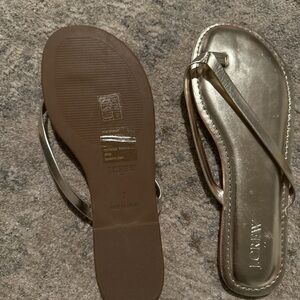 J. Crew Women's gold Sandals